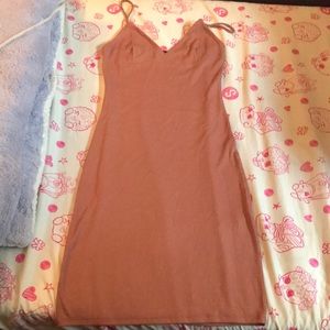 V neck midi dress